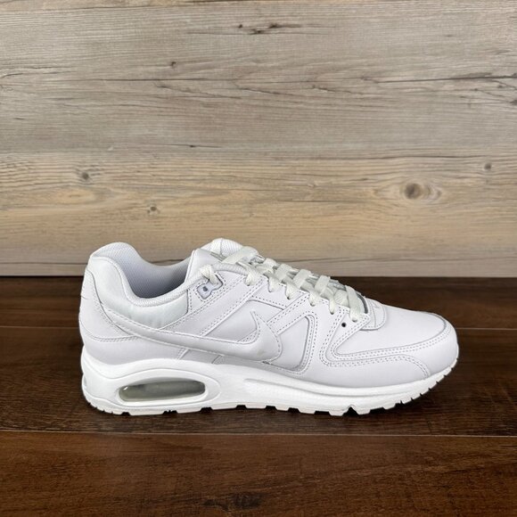 Nike Air Max Command Leather Mens Size 10.5 White Metallic Silver 749760 102 - Picture 6 of 9